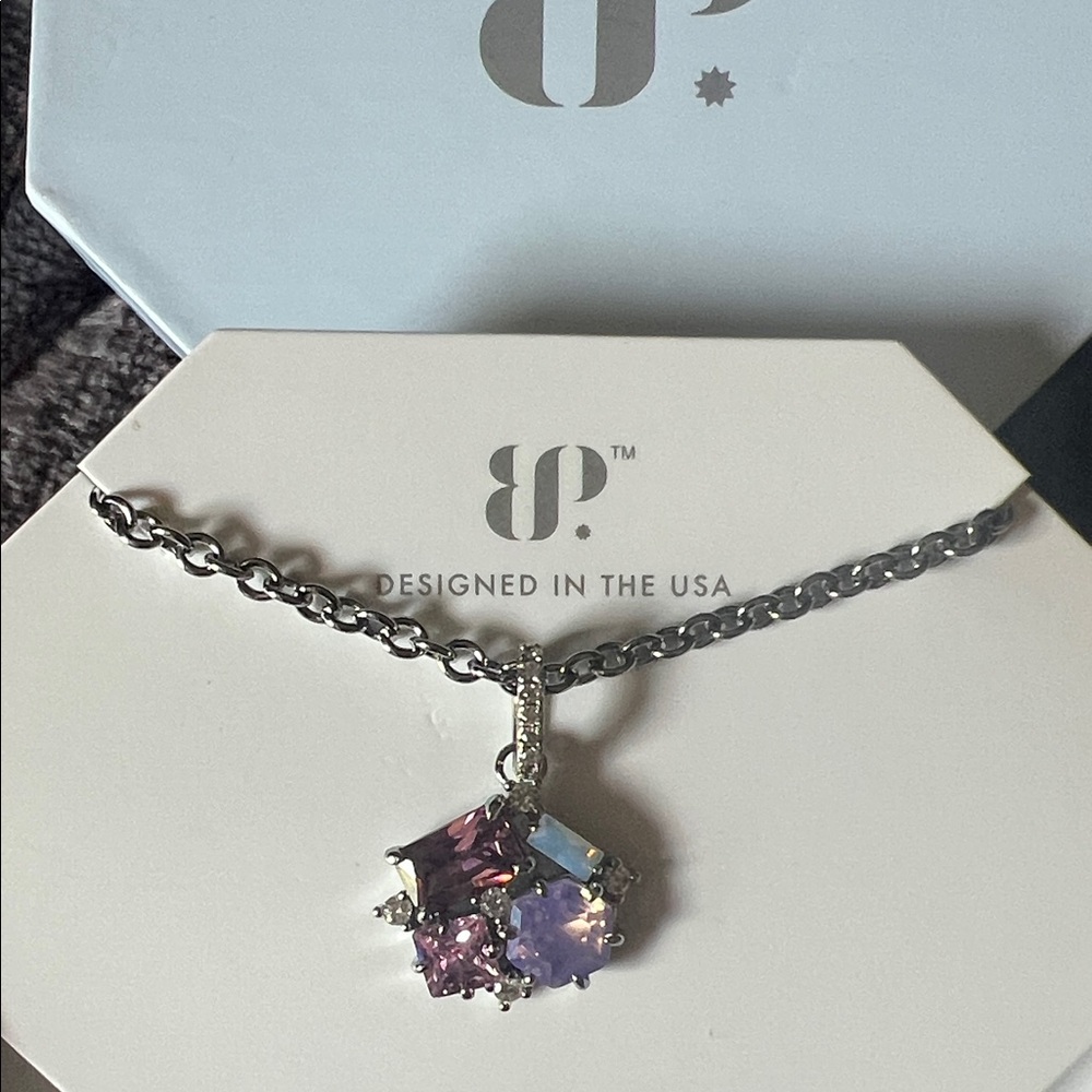 Bomb Party Gemstone Pendant Necklace, NEW STRAITS TIMES